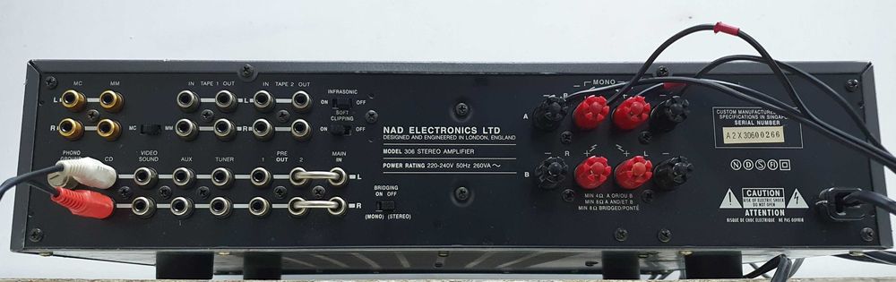 NAD 306 amplificator stereo sunet hi end statie muzica
