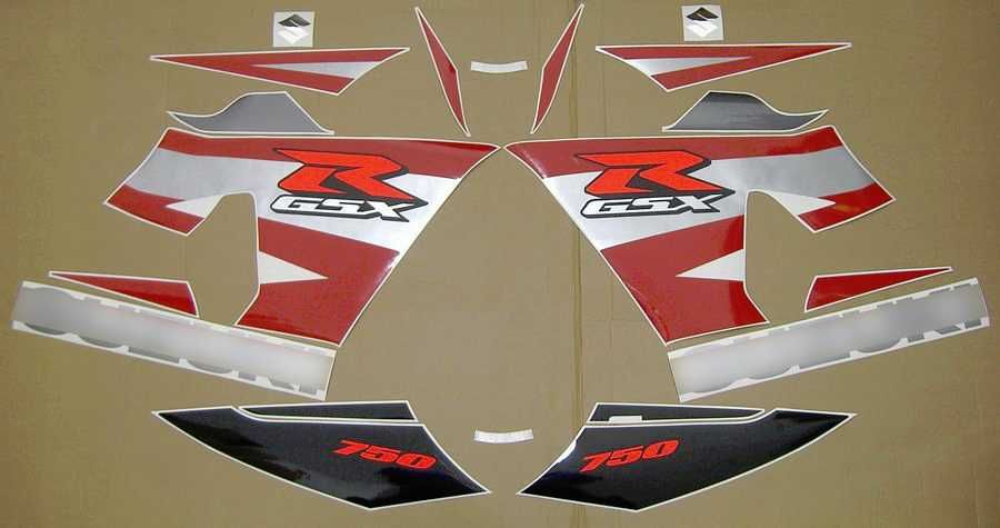 Стикери Сузуки 750 GSXR 2004г.-2005г. лепенки Suzuki GSX-R к4 к5 k4 k5