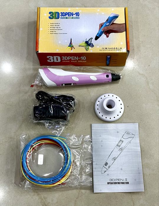 3D химикалка/3D писалка/3d pen/Креативен комплект за моделиране