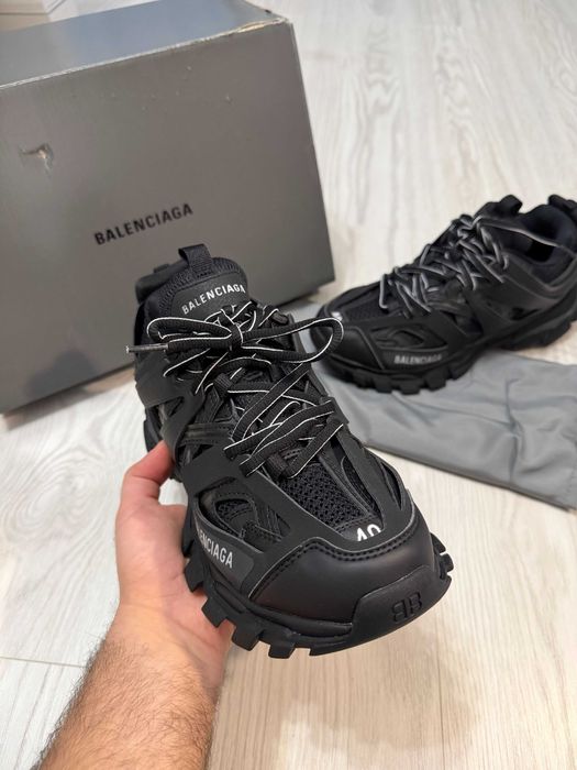 Adidasi Balenciaga Track Lace-Up Sneakers Premium Full Box Black