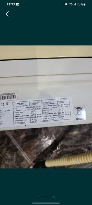 Vând Aer condiționat Haier 22.000BTU