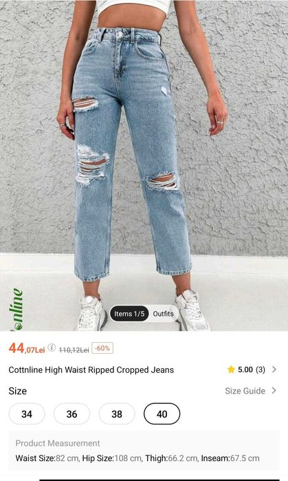 Vand pantaloni si blugi noi