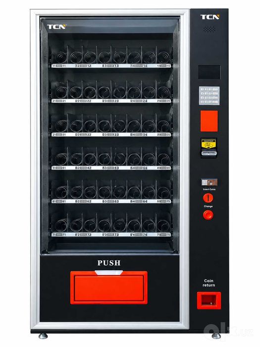 TCN вендинг аппарат снэк холодильник Vending купюроприемник QR, iSpace