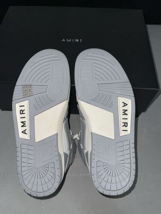 Amiri skeleton gray white noi