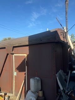 Железный гараж вагон