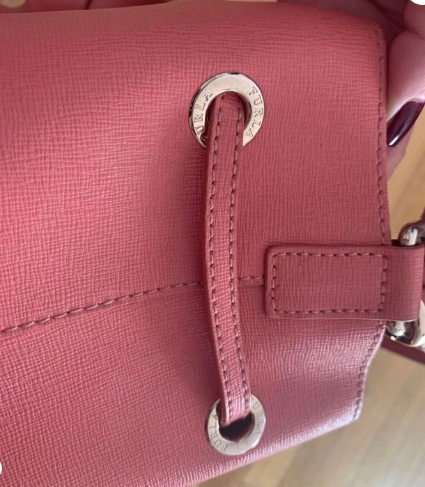 Geantă Furla piele naturală STACY