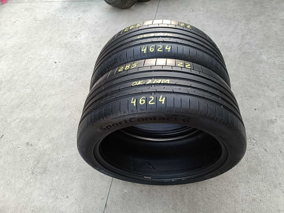 Set 4 anvelope vara 285 40 22 Continental SportContact 6 profil 7mm 4624