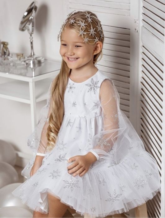 Платье Снежинки нарядное платье