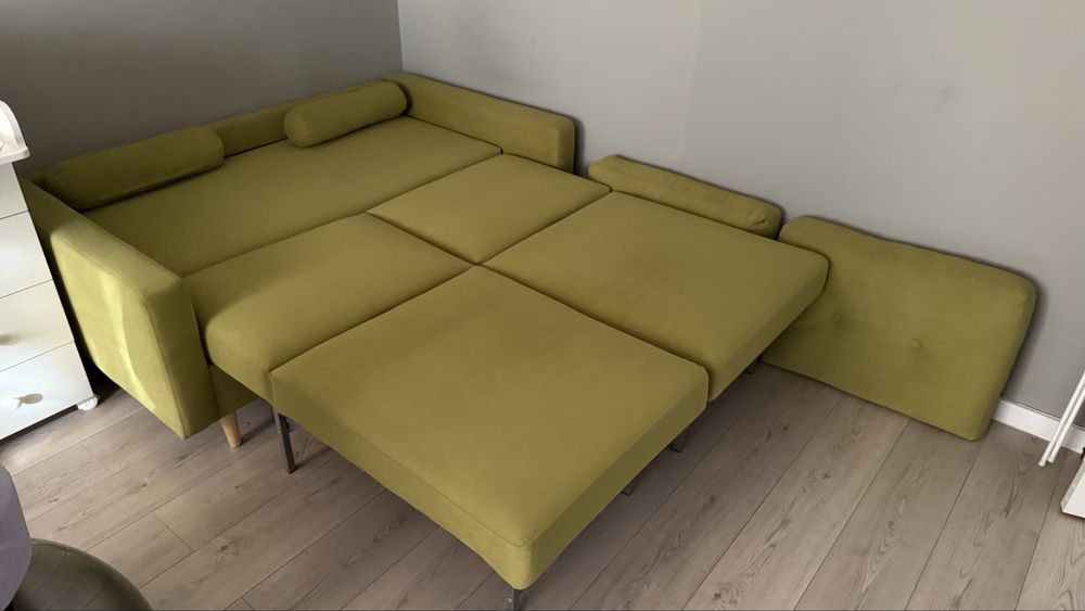 Мини-диван раскладной (фисташковый)