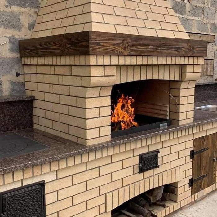 СТРОИМ ЛЕТНИЕ КУХНИ.Барбекю. Очаги под ключ