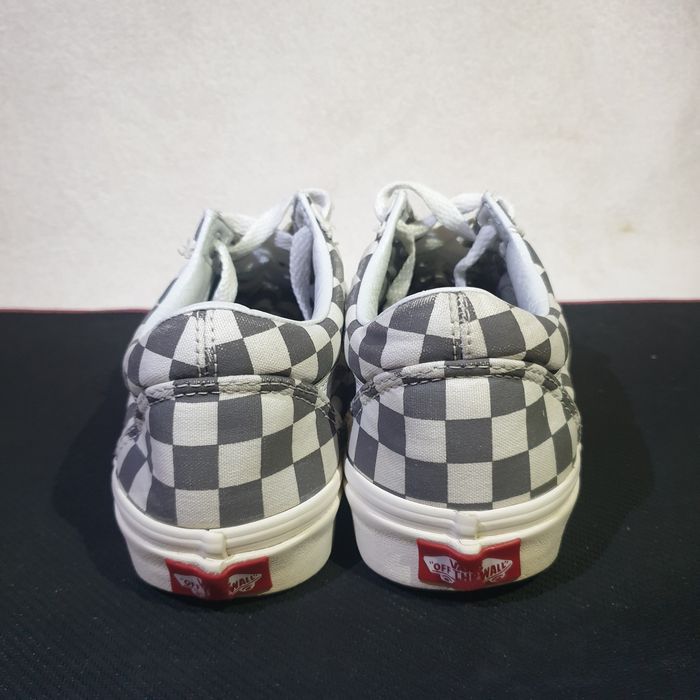 Vans Old Skool Checkerboard in Grey