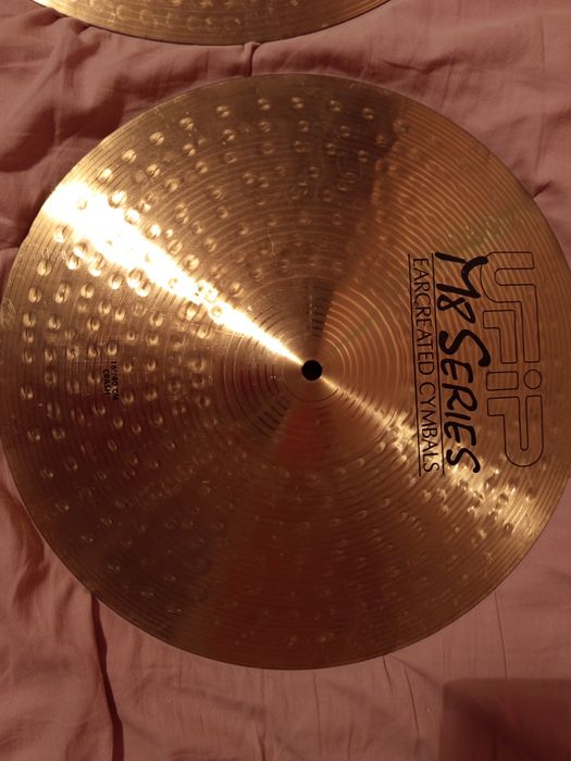 Чинели Ufip m8 16" crash и 20" ridе + калъф