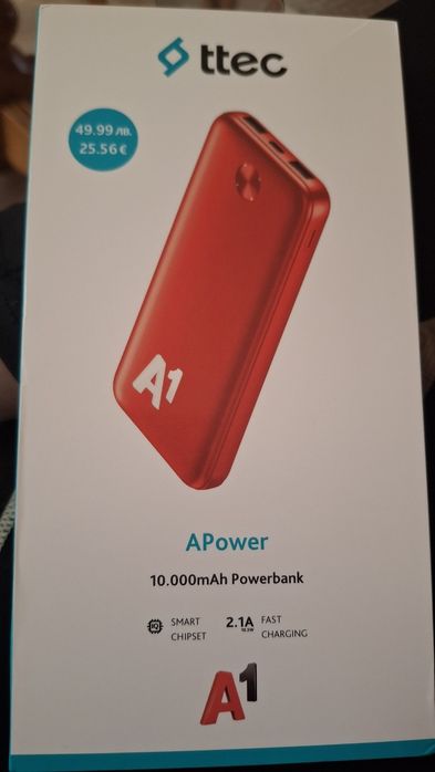 Нова зарядна  батерия 10000mAh Powerbank