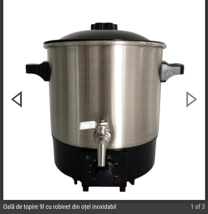 Oala de topire cu robinet