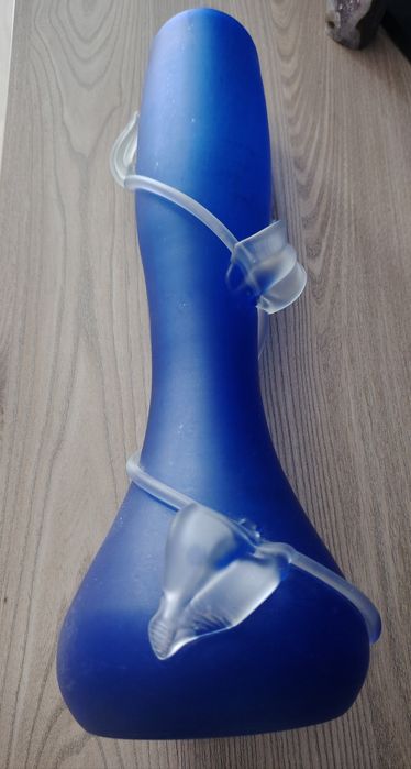 Vaza din sticla cobalt