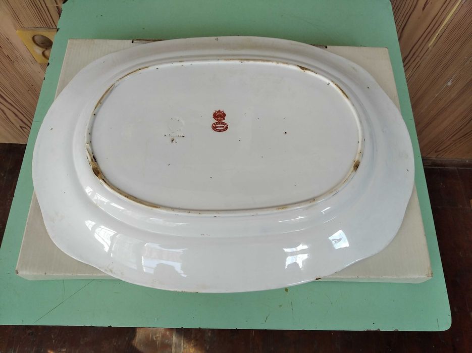 Большое блюдо. Императорский фарфор России. Возраст 135 – 158 лет.