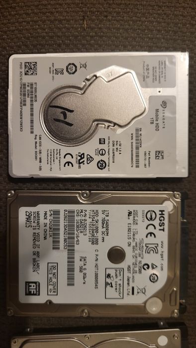 Жесткие диски 1 ТБ 2.5"