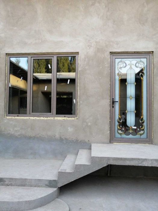 Akfa rom eshik Termo Kaliyonniy oyna Vitraj Акфа ром эшик Термо