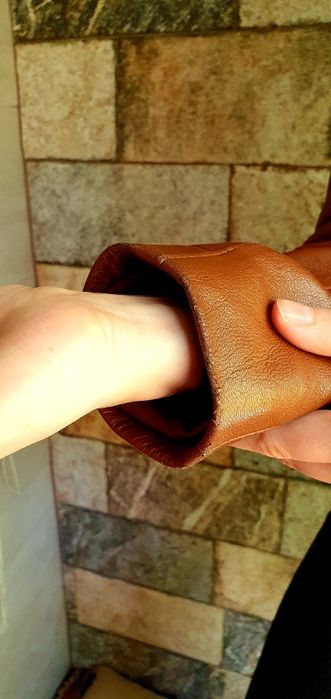 Дамско яке ат естествена кожа