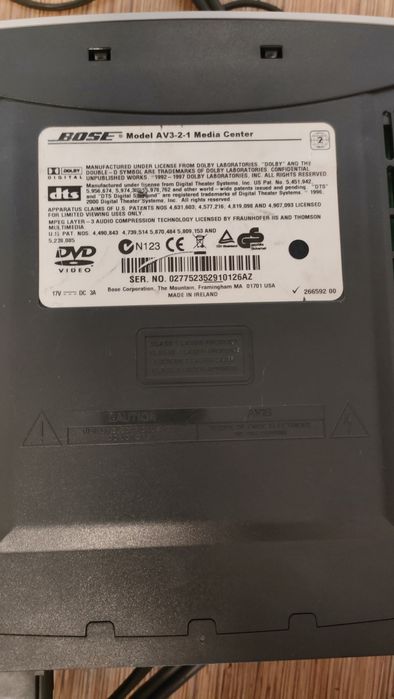 DVD Стерео уредба Bose AV 3-2-1 Media Centre Мултимедиен плеър