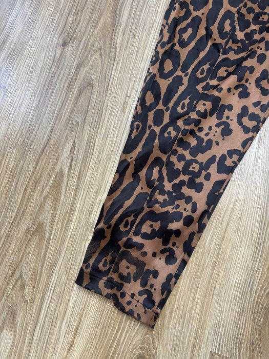 pantaloni print leopard Alex Ciobanu