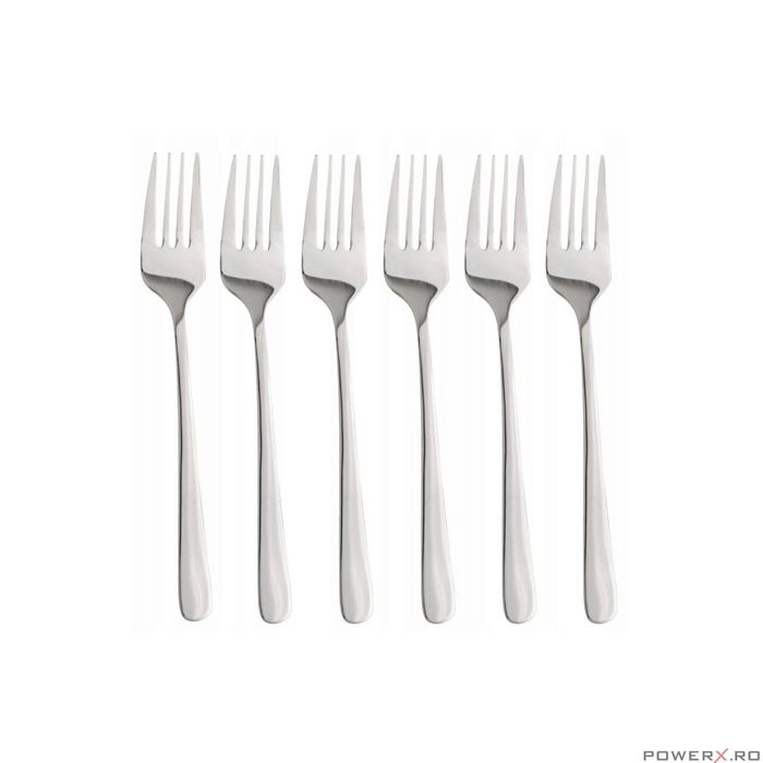 Set furculite de masa, inox, 6 elemente, Kinghoff