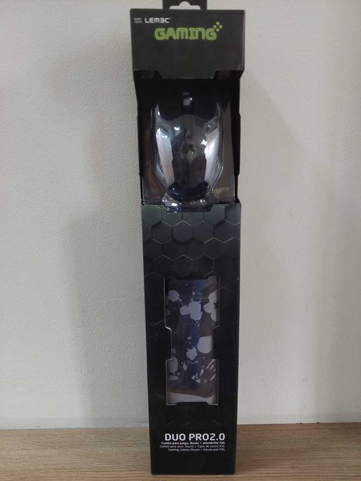 Гейминг комплект. Мишка LEMEC Gaming Duo PRO 2.0 + XXL подложка