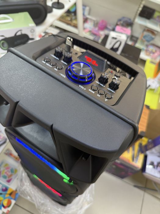 Музыкальна колонка караоке микрофон