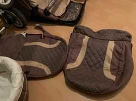 Бебешка количка Carrera len 3 в 1 Цвят: Кафяв