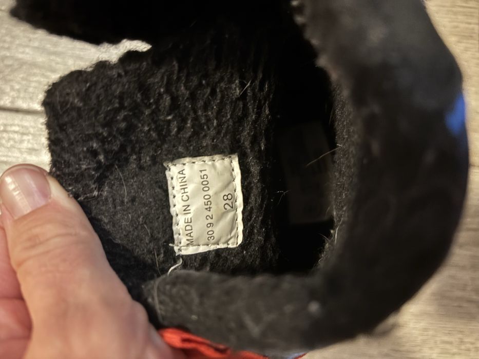 Детски топли ботуши на спайдърмен