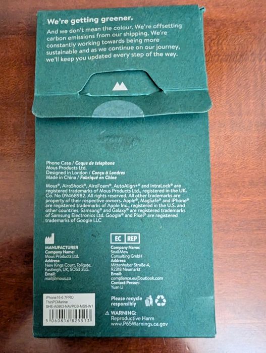 Husa Mous Limitless 6 Aramis cu camera control button - iphone 16 Pro max