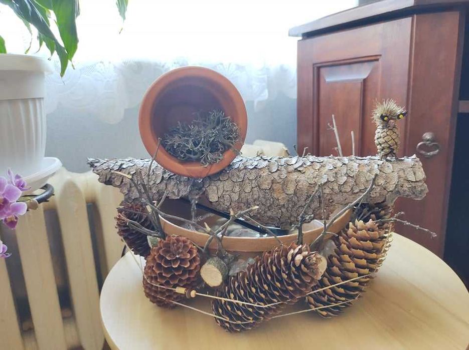 Фонтан - горски с бухал - НАМАЛЕН