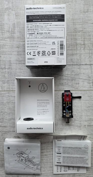 Doza și headshell Audio Technica VM540ML/H