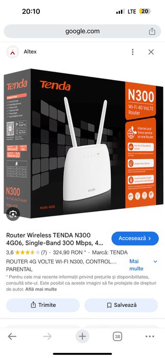Wi-Fi Tenda N300