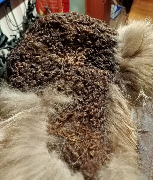 Продам шапку ушанку каракуль ссср