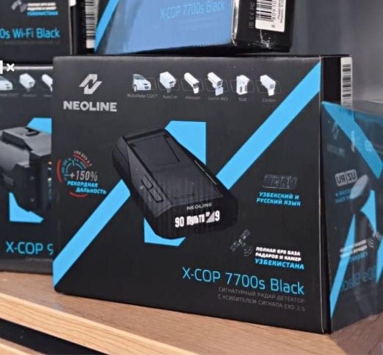 Neoline 7700s black antiradar orginal+dostavka+proshivka+Ustanovka