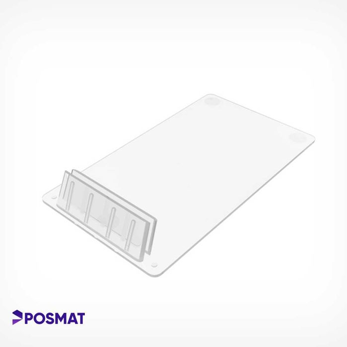 Ценник. Ценникодержатель. Держатель ценника пластиковый под углом 75°