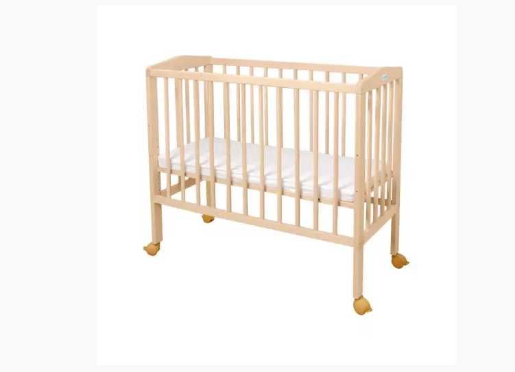 Дървено Детско Легло 2в1 Next to Me с Матрак C88 - Цвят Натурален