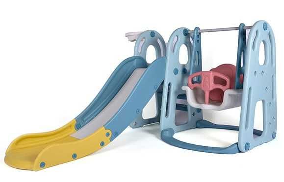 Детская горка с качелей для дома и улицы