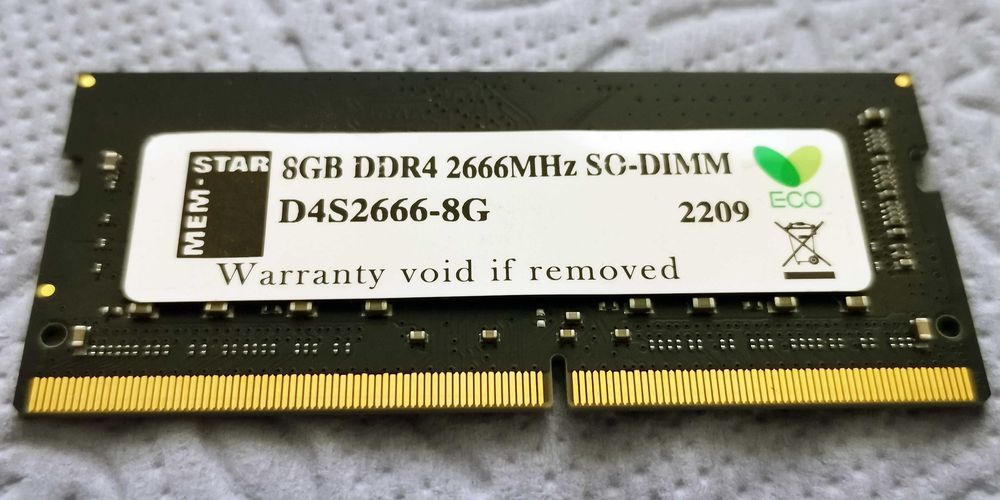 памет RAМ SODIMM 2x 8Gb (16Gb) DDR4 2666 CL19, 260 pin, 1.2v
