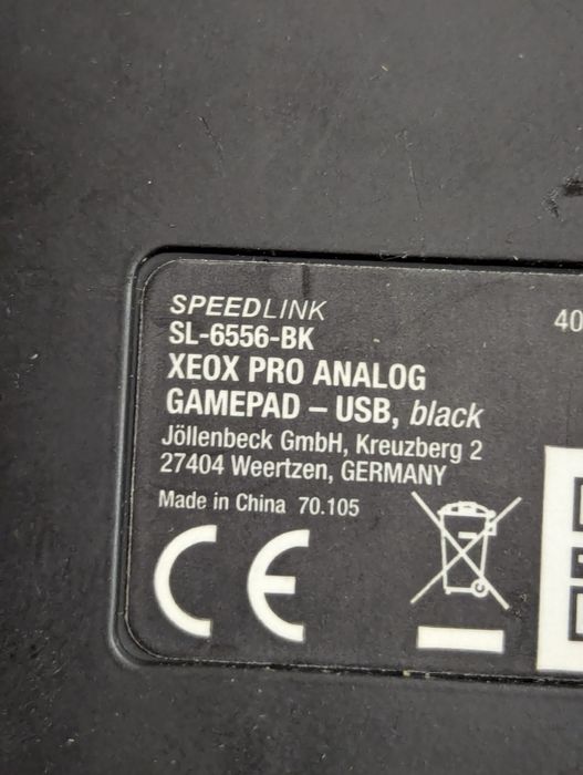 Геймпад Speedlink Xeox Pro Analog Gamepad - USB (SL-6556-BK)