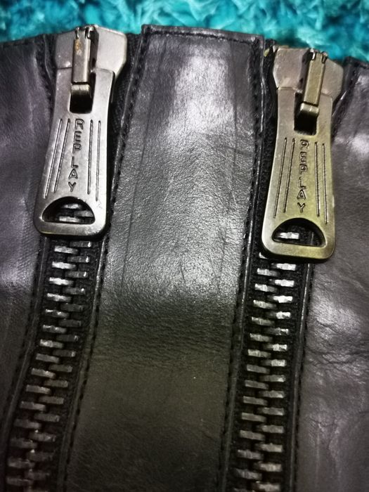 Cizme Noi, mărime 37, piele naturala, marca Replay, gen călărie