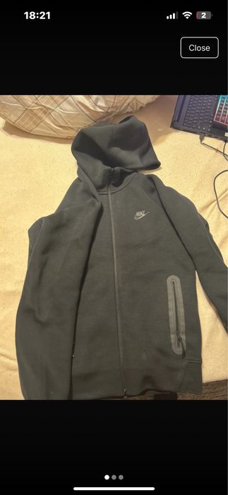 Nike tech fleece black og marime s fit m