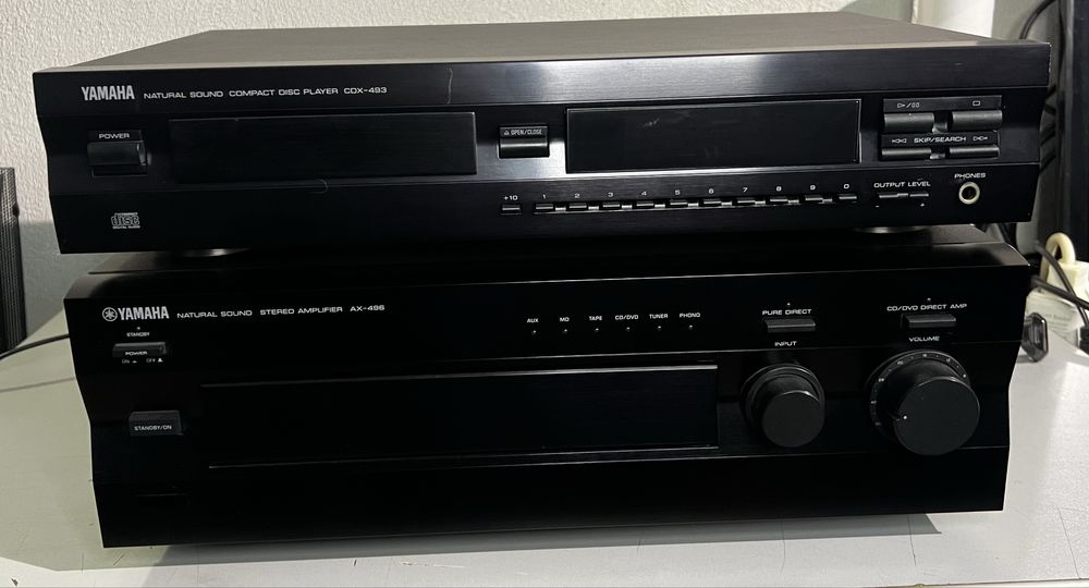 Стерео усилвател Yamaxa AX-496 и CD Player Yamaxa CDX-493
