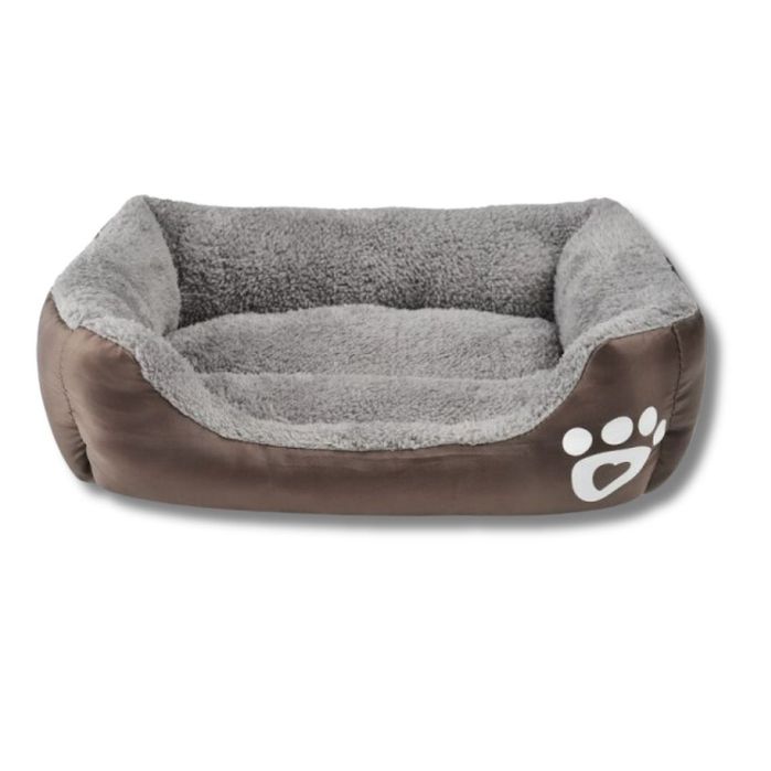 Легло за голямо куче с лапичка ХХЛ - кафяво
