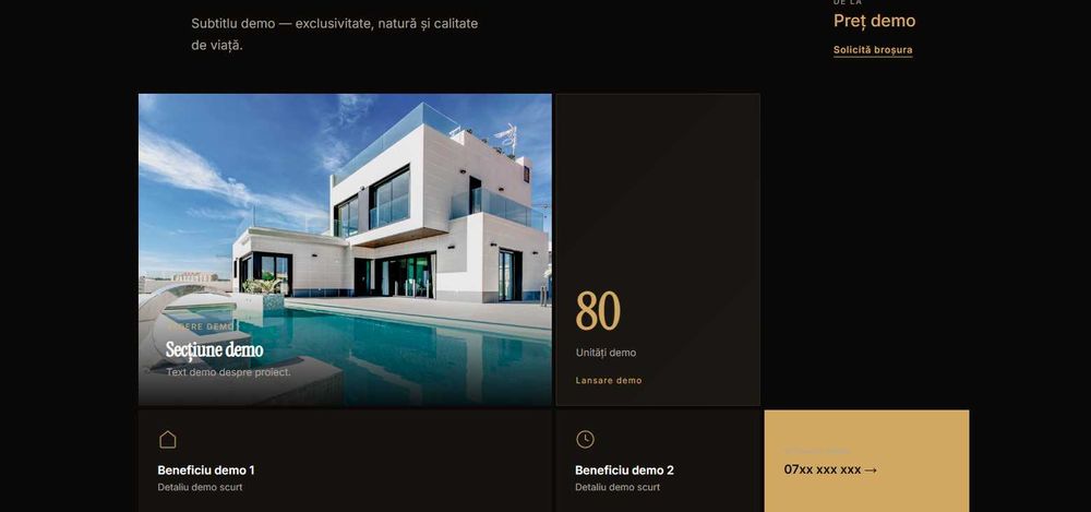 Creare site web la cerere | Site prezentare, landing page, magazin online