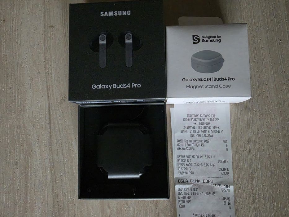 Продавам чисто нови слушалки Samsung galaxy buds 4 pro