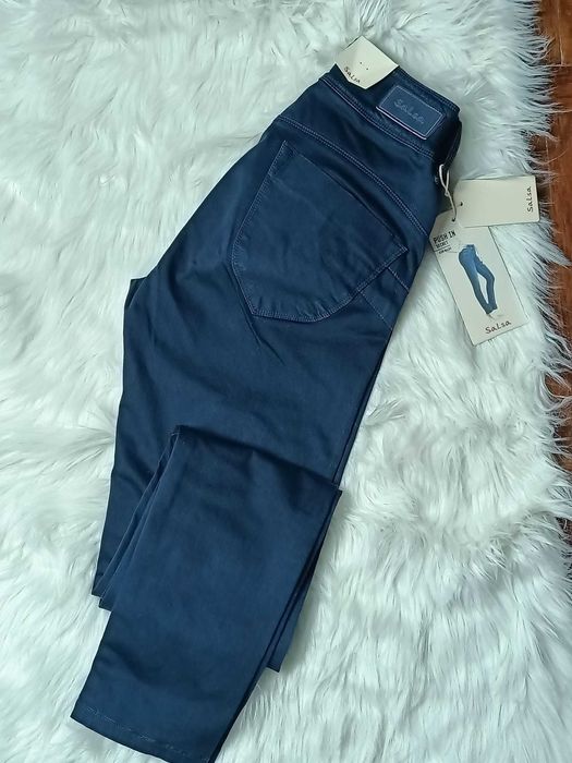 Blugi Salsa Push In Secret – noi, cu etichetă + opțional pulover crem