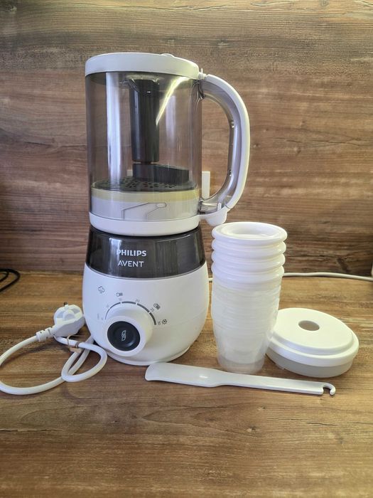 Уред за готвене на пара и блендер 4в1 Philips Avent SCF883/01
