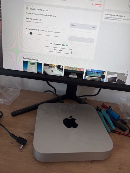 Vand Mac Mini M1 8GB RAM, 245GB Storage Cluj-Napoca • OLX.ro